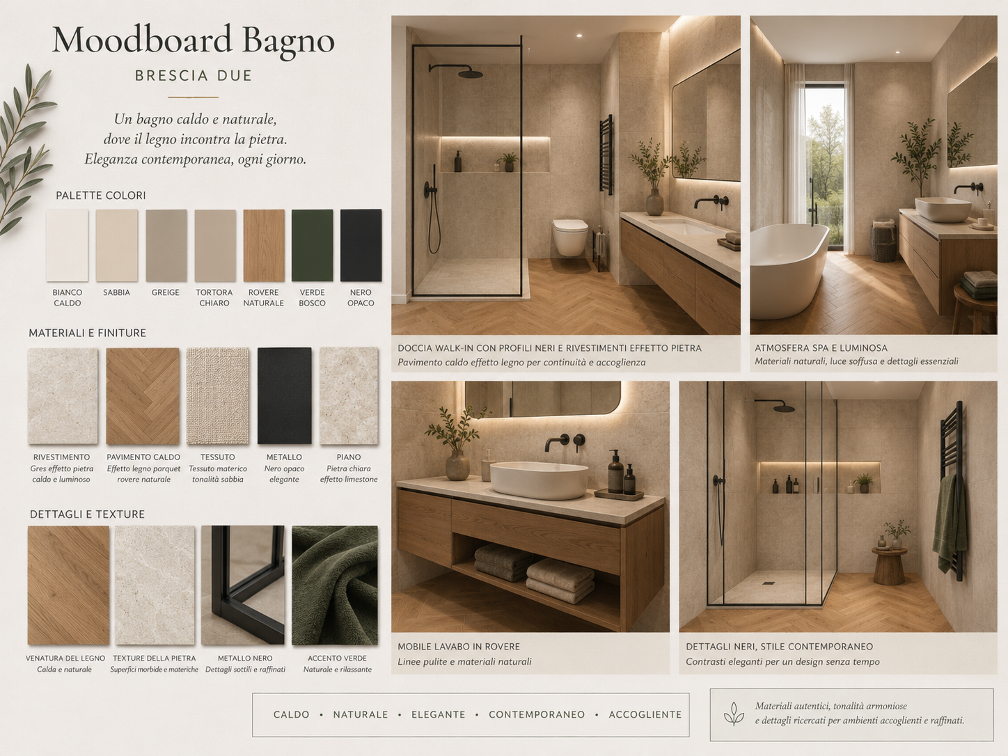 Moodboard bagno